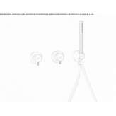 Shower faucet with a hand shower Tinta