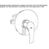 Single-lever shower faucet Reyhanli