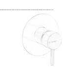 Single-lever shower faucet Avella