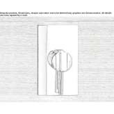 Single-lever shower mixer with plate Wiltz
