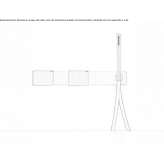 Stainless steel shower faucet with hand shower Jarrell