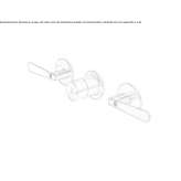 Stainless steel shower faucet/shut-off valve Moerdijk