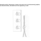 Thermostatic stainless steel shower faucet Kuhmo