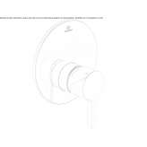 Concealed shower faucet with one handle Decize