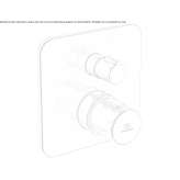 Shower faucet with diverter Valthe