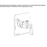 Concealed thermostatic shower faucet Wamboin