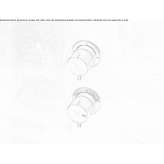 Thermostatic set with shut-off and 2-way switch Anaya