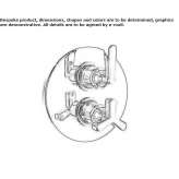Thermostatic shower faucet Zizers