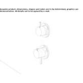 Shower faucet with diverter Coux