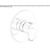 Concealed thermostatic shower faucet Triunfo