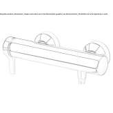 Single-lever shower faucet Dedham