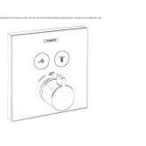 Concealed thermostatic shower faucet Balaciu