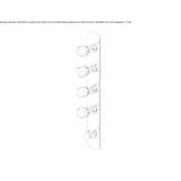 Concealed thermostatic brass shower faucet Beznea