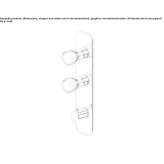 Concealed thermostatic brass shower faucet Beznea