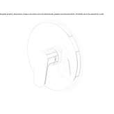 Concealed, brass shower faucet with one handle Carupano