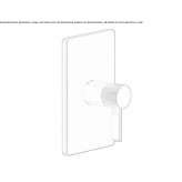 Single-lever shower mixer in chrome-plated brass Ballarat