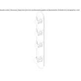 Concealed thermostatic brass shower faucet Bobitz