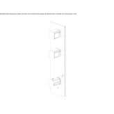 Concealed thermostatic shower faucet Loiching