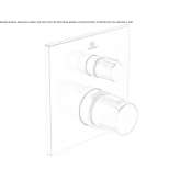 Concealed thermostatic shower faucet Niksic