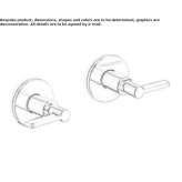 2-hole, concealed shower faucet Wamboin