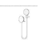 Stainless steel shower faucet with hand shower Essen