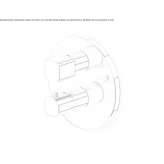 Concealed thermostatic shower faucet with diverter Loiching