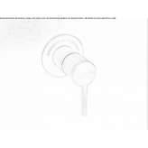Thermostatic stainless steel shower faucet in a modern style Hoshcha