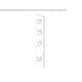 Concealed thermostatic shower faucet Loiching