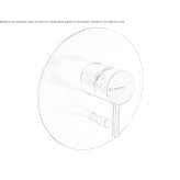 Shower faucet with switch Avella