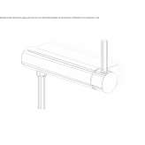 Outdoor, single-lever, metal shower faucet Byram