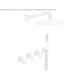 Shower faucet with diverter and shower head Valseca