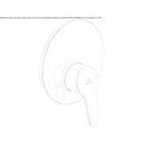 Concealed shower faucet with one handle Leones
