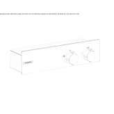 External thermostatic shower faucet Noale
