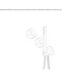 Hydrogressive stainless steel shower faucet with a shower hand Mislata