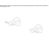 2-hole concealed stainless steel shower faucet Nidzica