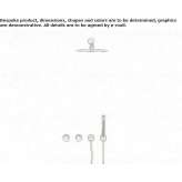 5-hole stainless steel thermostatic shower set with hand shower Fyfield