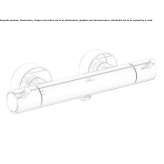 Outdoor thermostatic shower faucet with switch Choloma