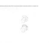 Two-hole thermostatic stainless steel shower faucet in a modern style with individual rosettes Trinidad