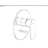Single handle Concealed shower faucet Smithton