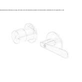 Thermostatic stainless steel shower faucet with diverter Moerdijk