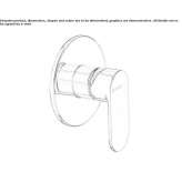 Single handle Concealed shower faucet Smithton