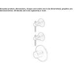Concealed thermostatic shower mixer made of stainless steel Nidzica