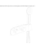 Concealed thermostatic shower faucet with a hand shower Kastella