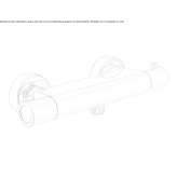 Outdoor thermostatic ABS shower faucet Potton