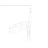 Concealed thermostatic shower faucet with a hand shower Winthrop