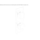 Concealed hydroprogressive shower faucet Gorodnya