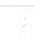 Concealed single-lever shower faucet with diverter Gorodnya