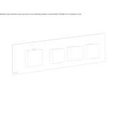 Podtynkowa termostatyczna bateria prysznicowa Gorodnya