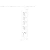 Concealed thermostatic shower mixer with plate Ormeau