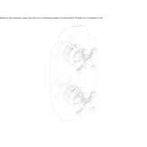 Concealed thermostatic shower faucet with diverter Pankow
